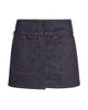 Courreges Women's Cotton Denim Miniskirt - 1
