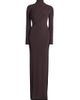 Courreges Women's Draped Jersey Column Gown - 1