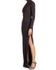 Courreges Women's Draped Jersey Column Gown - 4
