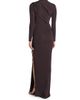 Courreges Women's Draped Jersey Column Gown - 5