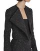 Courreges Women's Oblique Tweed Tailored Jacket - 5