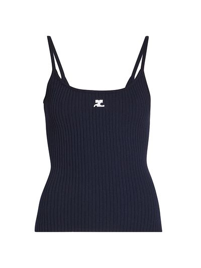 Courreges Women's Re-Edition Rib-Knit Tank