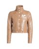Courreges Women's Reedition Logo Vinyl Crop Jacket - 1