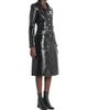 Courreges Women's Reedition Vinyl Belted Trench Coat - 4