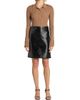 Courreges Women's Vinyl Cotton-Blend Mini Skirt - 2
