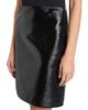 Courreges Women's Vinyl Cotton-Blend Mini Skirt - 6