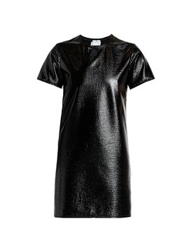 Courreges Women's Vinyl Shift T-Shirt Dress