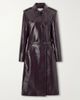 COURRÈGES Belted cotton-blend vinyl trench coat - 1