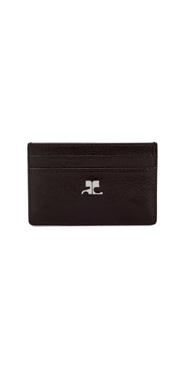 Courrèges Courrèges AC Naplack Card Holder Burgundy One