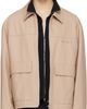 Courrèges Courrèges Beige 2-Pocket Zipped Cotton Jacket - 1