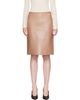 Courrèges Courrèges Beige Vinyl Midi Skirt - 1