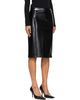 Courrèges Courrèges Black Croc-Embossed Vinyl Miniskirt - 2