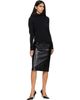 Courrèges Courrèges Black Croc-Embossed Vinyl Miniskirt - 4