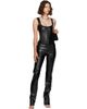 Courrèges Courrèges Black Cut-Out Faux-Leather Bodysuit - 5