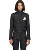 Courrèges Courrèges Black Denim Tweed Jacket - 1