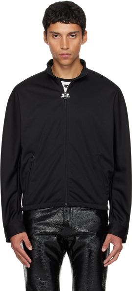 Courrèges Courrèges Black Interlock Tracksuit Jacket