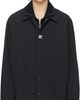 Courrèges Courrèges Black Printed Coach Jacket - 1