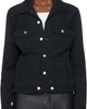 Courrèges Courrèges Black Signature Twill Trucker Jacket - 1