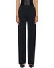 Courrèges Courrèges Black Snap Twill Flare Trousers - 1