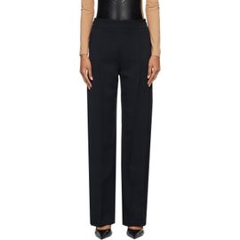 Courrèges Courrèges Black Snap Twill Flare Trousers