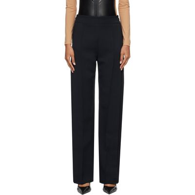 Courrèges Courrèges Black Snap Twill Flare Trousers