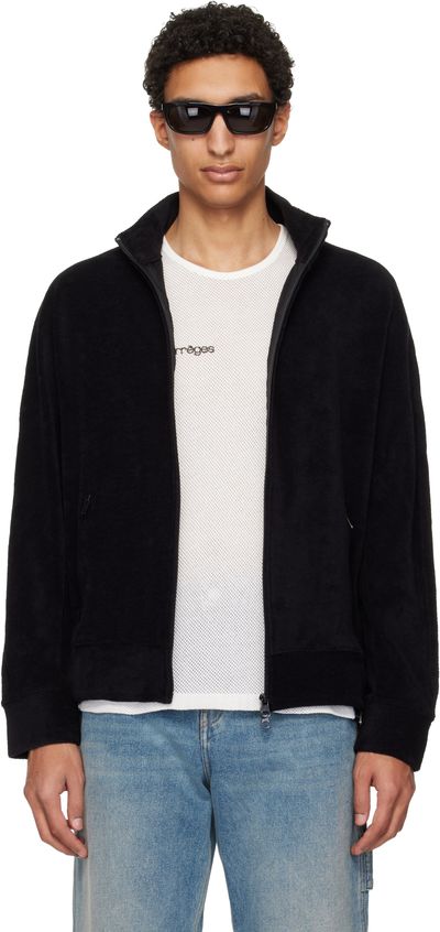 Courrèges Courrèges Black Spongy Track Jacket
