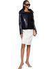Courrèges Courrèges Black Square Neck Rib Knit Sweater - 4