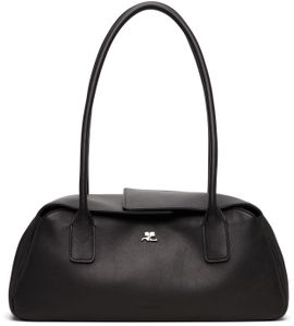 Courrèges Courrèges Black Strip Leather Bag