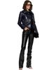 Courrèges Courrèges Black Vinyl Straight Trousers - 4