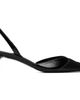 Courrèges Courrèges Black Vinyl Toe Cap Slingback Heels - 1