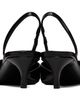 Courrèges Courrèges Black Vinyl Toe Cap Slingback Heels - 2