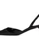 Courrèges Courrèges Black Vinyl Toe Cap Slingback Heels - 3