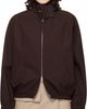 Courrèges Courrèges Brown Buckle Zipped Bomber Jacket - 1