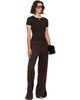 Courrèges Courrèges Brown Heather Contrast T-shirt - 4