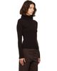 Courrèges Courrèges Brown High Collar Merino Wool Sweater - 2