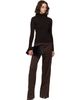 Courrèges Courrèges Brown High Collar Merino Wool Sweater - 4