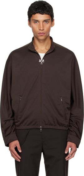 Courrèges Courrèges Brown Interlock Tracksuit Jacket