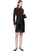 Courrèges Courrèges Brown Lambswool Fitted Crewneck Sweater - 5