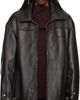 Courrèges Courrèges Brown Oversized Leather Jacket - 1