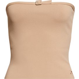 Courrèges Courrèges Buckle Detail Bustier Knit Top