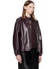 Courrèges Courrèges Burgundy Vinyl Bomber Jacket - 2