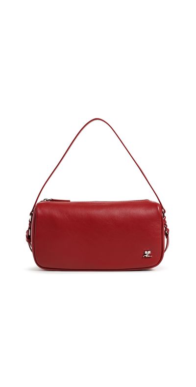 Courrèges Courrèges Calf Small Three Sixty Bag Cherry One