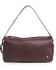 Courrèges Courrèges Calfskin Medium Three Sixty Shoulder Bag Burgundy One - 1