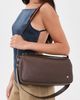 Courrèges Courrèges Calfskin Medium Three Sixty Shoulder Bag Burgundy One - 3