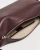 Courrèges Courrèges Calfskin Medium Three Sixty Shoulder Bag Burgundy One - 6
