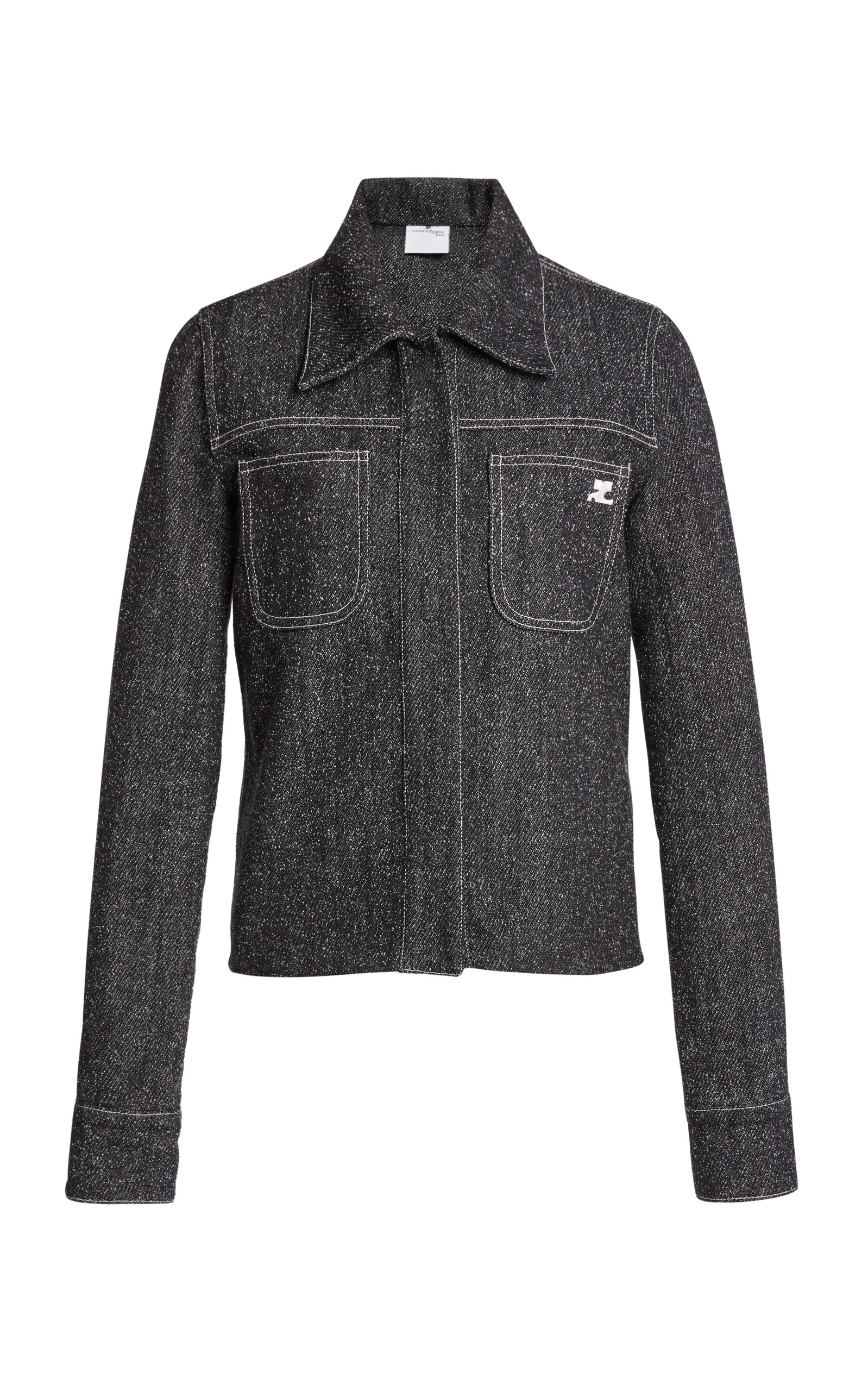 Courrèges Courrèges Denim Tweed Overshirt