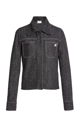 Courrèges Courrèges Denim Tweed Overshirt