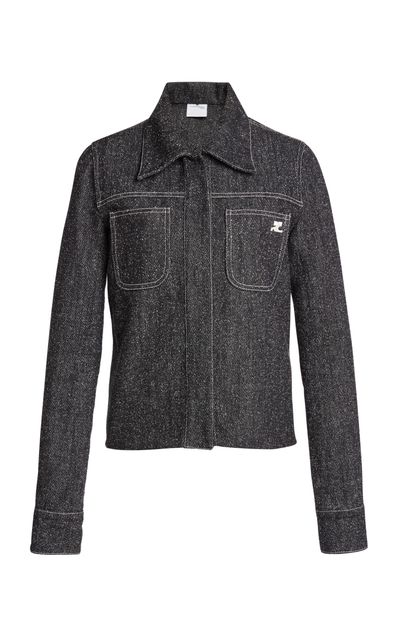 Courrèges Courrèges Denim Tweed Overshirt