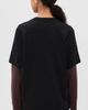 Courrèges Courrèges Double Sleeve T-Shirt Black/Burnt Red - 3