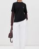 Courrèges Courrèges Double Sleeve T-Shirt Black/Burnt Red - 5